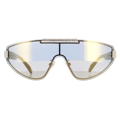 Chopard Sunglasses SCHF09S 300G Shiny Rose Gold Smoke Gold Mirror