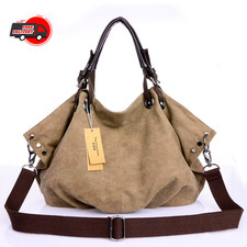 Women Canvas Messenger Bags Female Crossbody Bags Solid Shoulder Bag Handbag