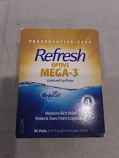 Refresh Optive Mega-3 Lubricant Eye Drops 30 Single-Use Containers