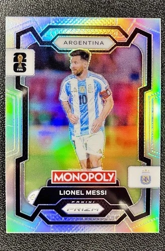 2026 Panini Monopoly Prizm FIFA World Cup '26 Silver Prizm Lionel Messi #1