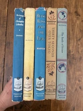 5 Vintage Landmark History Books