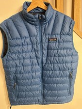 Patagonia Down Sweater Vest Mens Medium Blue Puffer  83621 Lightweight Jacket