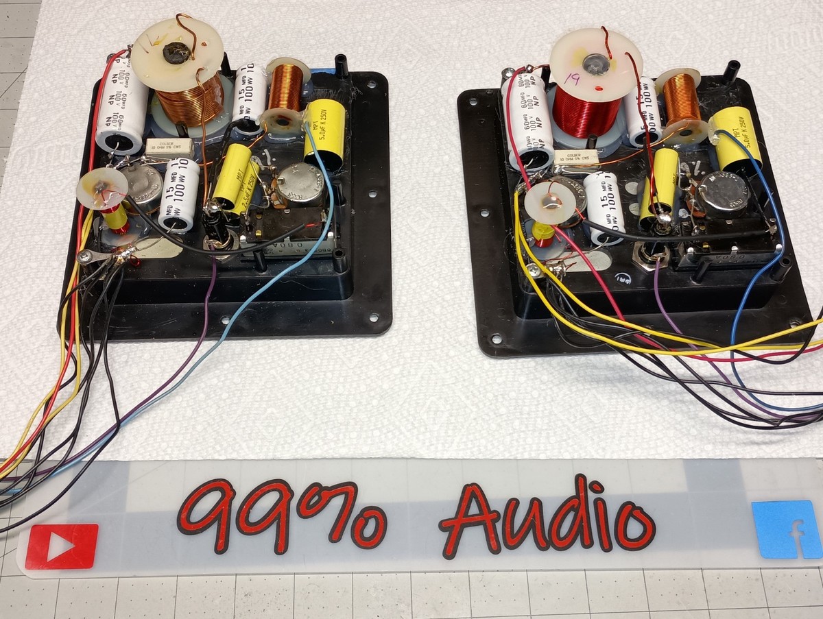 Cerwin Vega D-7 or D-9 Crossover Restoration Service For 1 Pair
