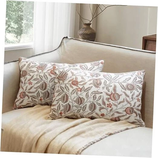 Set of 2 12x20 Lumbar Pillow Covers Sage 20" x 12" (Pack of 2) B-fbower-brown