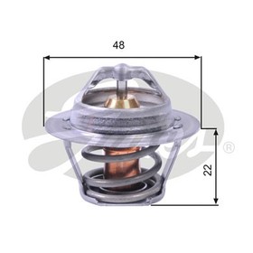 ENGINE COOLANT THERMOSTAT TH00391G1 GATES NEW OE REPLACEMENT