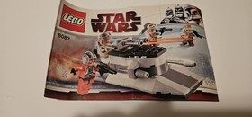 Lego 8083 Star Wars Rebel Trooper Battle Pack Complete Set With Manual
