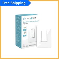 Smart Light Control: Single Pole Switch, 2.4GHz Wi-Fi, Works with Google Home