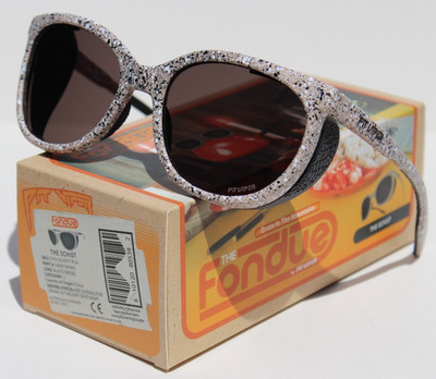 PIT VIPER The Schist Fondue Sunglasses Sand Splatter/Black Smoke NEW