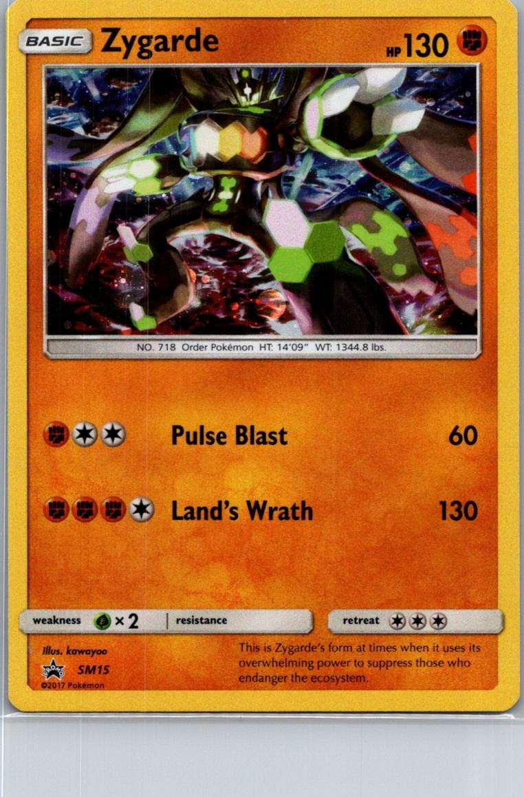 Zygarde - SM15 Holo Promo Sun & Moon Promo Pokemon Near Mint