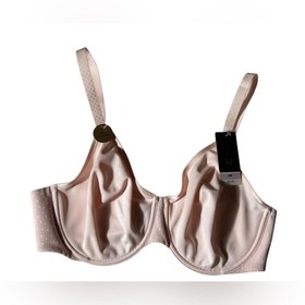 WACOAL light pink back smoothing minimizer underwire unpadded bra 857303 NWT