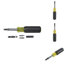 Klein Tools VDV001-081 Multi-Bit Punchdown Screwdriver Bayoneted-Style