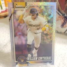 2026 Topps Series 1 William Contreras Sand Glitter Milwaukee Brewers 