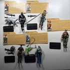 GI Joe Cobra 25th Anniversary 2009 Set Lady Jaye Shipwreck Hawk Flint Snake Eyes