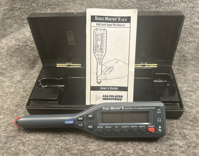 Calculated Industries Scale Master II v2.0 Digital Plan Measure 6130 Case Guide