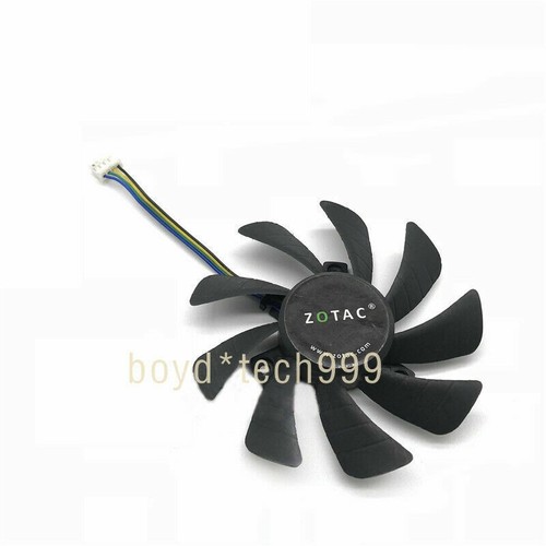 ZOTAC GTX1060 T129215SH Mini ITX 85mm Replacement 40mm 4Pin 12V 0.30A R248 Fan - Afbeelding 4 van 5
