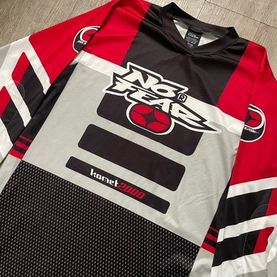 No Fear 2000 Vintage Dirtbike Jersey Sz M Motocross Training