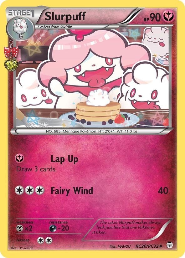 Slurpuff - RC20/RC32 - Pokemon Generations Radiant Collection Card NM