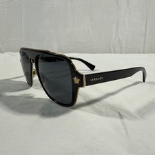 Versace VE2199 Medusa Retro Charm Pilot Shaped Sunglasses Men  s