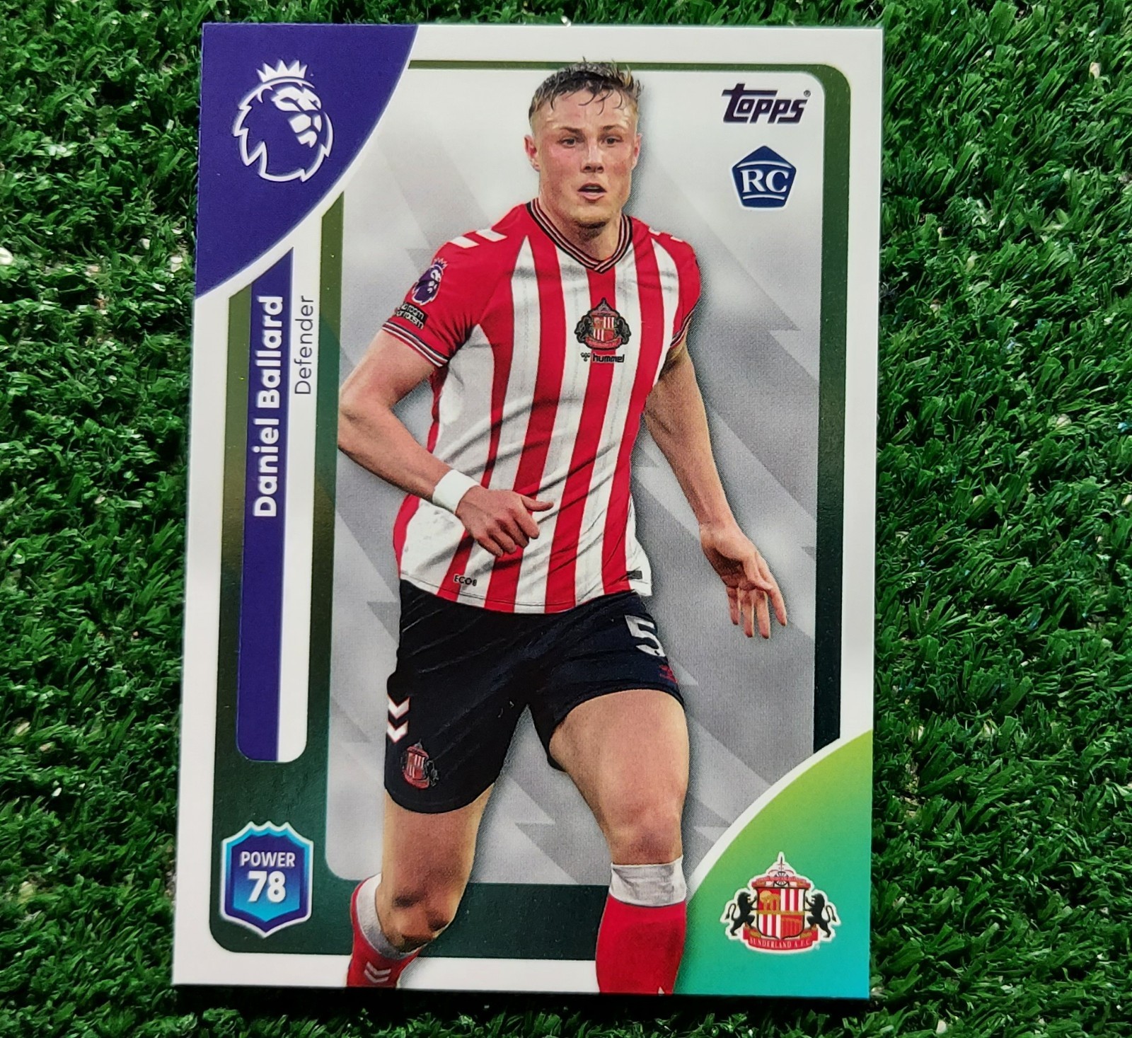CARD TOPPS 2025/26 PREMIER LEAGUE SUNDERLAND N°348 BALLARD CARTA 2026 ⚽️