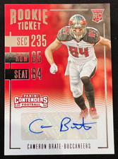 CAMERON BRATE 2016 Panini Contenders Rookie Ticket #277 RC AUTO NFL Buccaneers