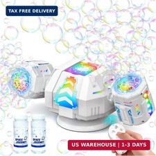 2026 RC Bubble Machine, 30000 Big Bubbles Automatic Bubble Maker, Rechargeable