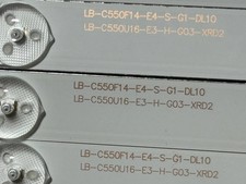 BARRE LED LB-C550F14-E4-S-G1-DL5 PER TV CHANGHONG MODELLO LED55D3000 "COM3"