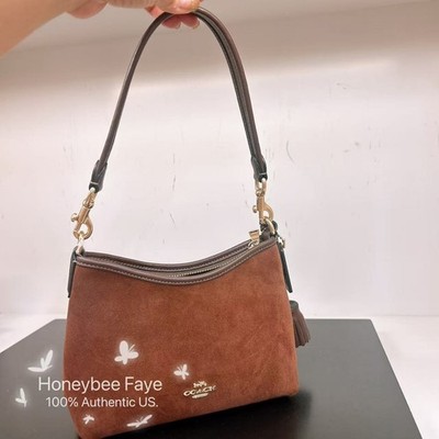 NWT Coach Laurel Small Shoulder Bag With Tassels CCF14 | eBay