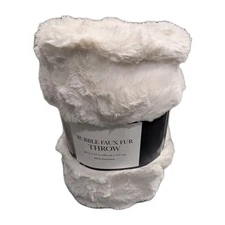 Life Comfort Bubble Faux Fur Throw 60" X 70"