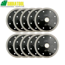 10pcs 105MM / 4" Diamond Superthin Cutting Disc Diamond Turbo Ceramic Saw Blade