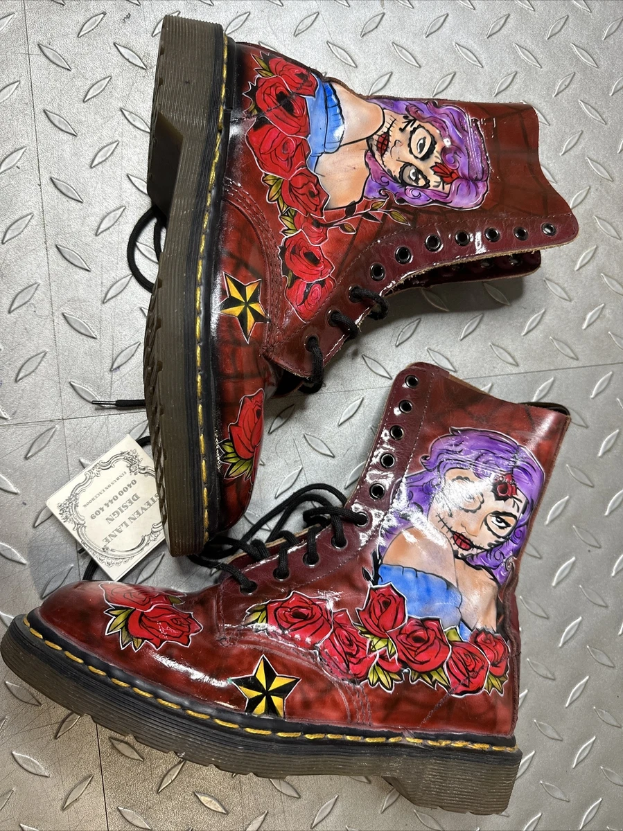 Custom dr best sale martens boots