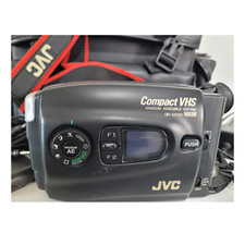 Vintage JVC Video Movie Compact VHS Hyper Zoom 12x with Case Working Condition