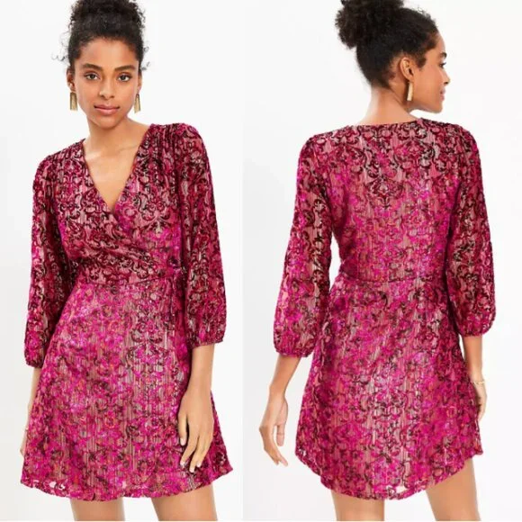 loft velvet dress Petite Godet Mini Loft Velvet Ruched Off The