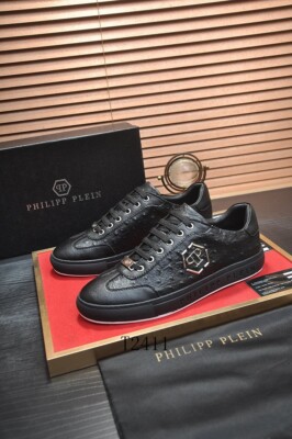SCHUHE PHILIP PLEIN STRUZZO SNEAKERS PHILIPP OSTRICH SHOES SCARPA SPORT DISCO
