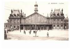 Frankreich Roubaix Bahnhof Feldpost AK