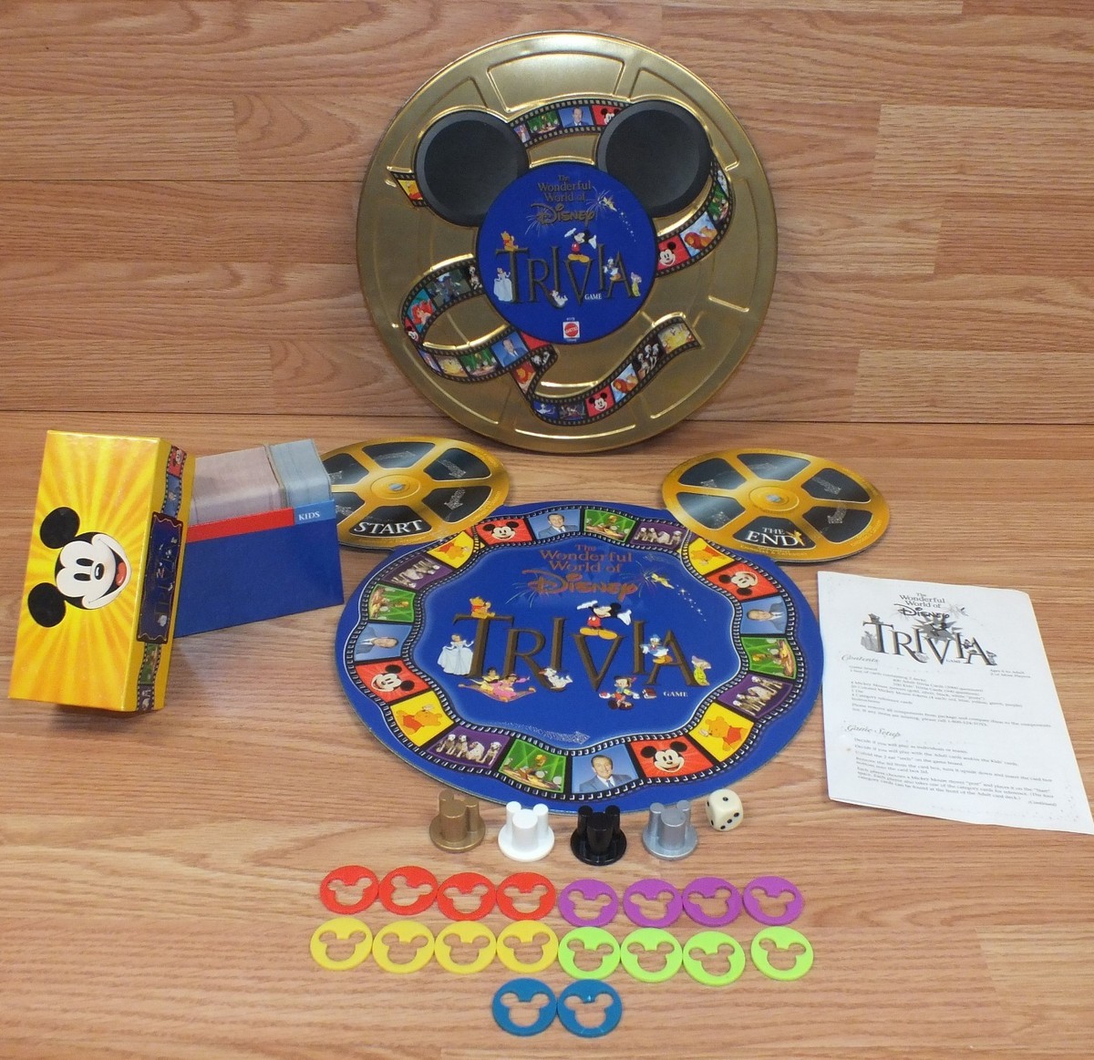 Mattel (41178) The Wonderful World of Disney Trivia Game in