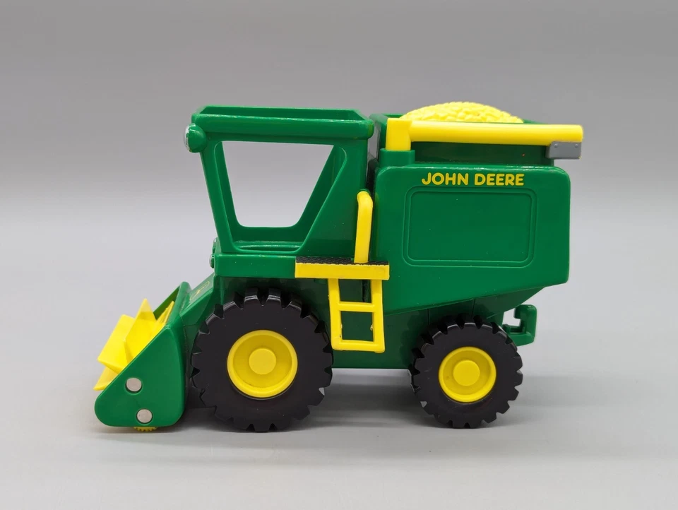 RC2 John Deere Tractor Corn Combine Harvester + ATV Gator + Farmer Toy Lot - Image 4 of 4