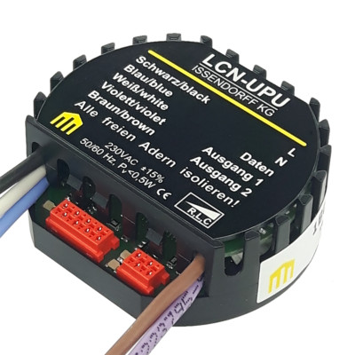LCN-UPU | Sensor-/Aktor-Modul für die Unterputzdose mit PhasenAB- und ANschnitt