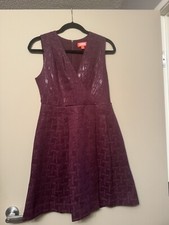 Kirna Zabete At Target Women’s Maroon Dress Size 8 With Zipper In Back