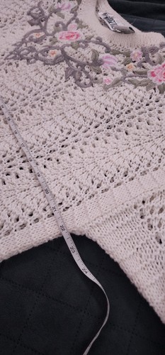 Vintage TOGETHER! Sweater Size L , Off White Cream Color. - Picture 10 of 12