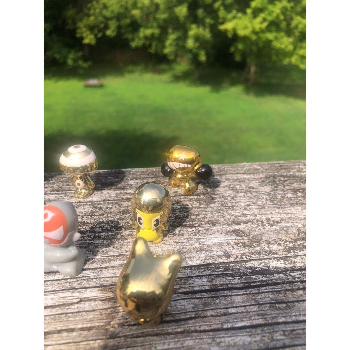 Gold Metallic Gogo Crazy Bones VINTAGE HTF set of 10 | eBay
