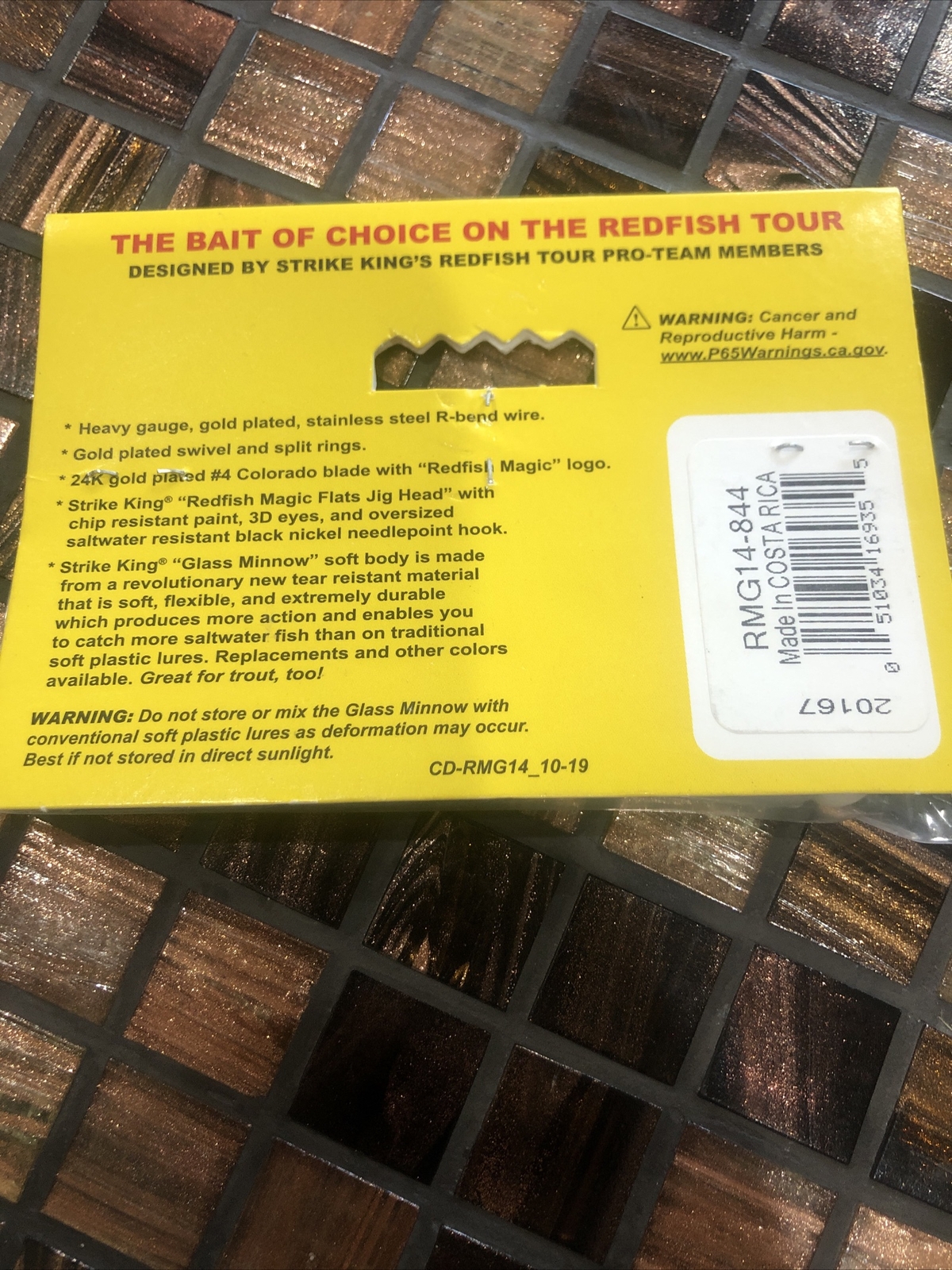 Strike King Redfish Magic Spinnerbait Paddletail Swimbait w/ Gold Colorado Blade - Image 3