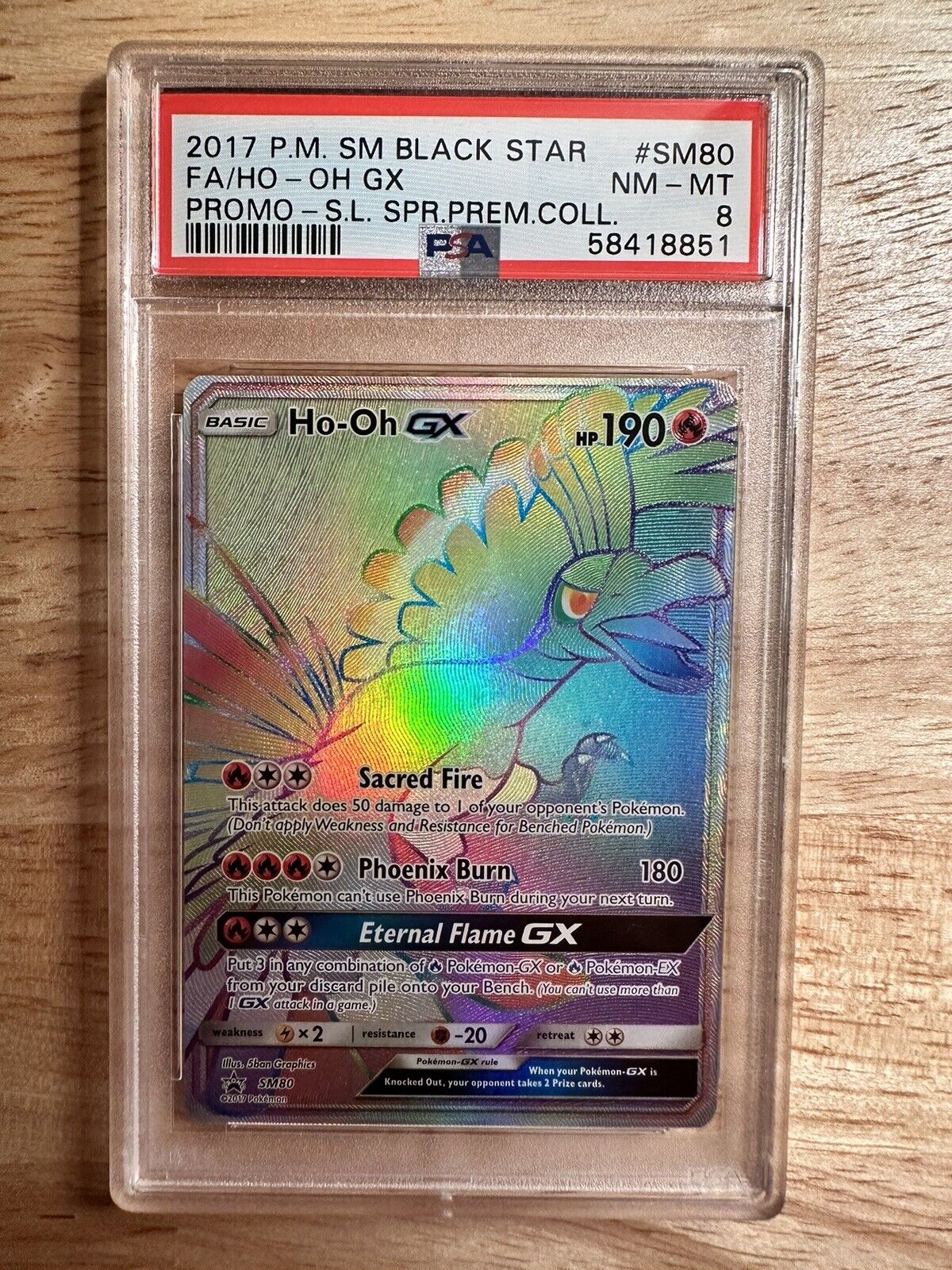 Ho-Oh-GX (Rainbow Rare) - SM80