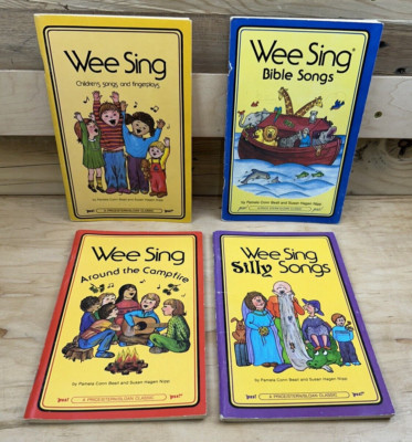 Wee Sing Song Books (4) 1985-1986 by Pamela Conn Beall & Susan Hagen Nipp