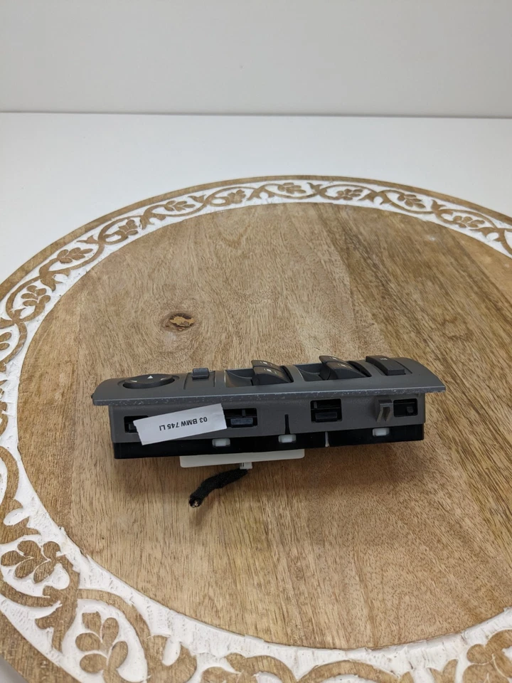 BMW 745i 745li 760i 760li 2002-2005 interruptor de ventana eléctrica OEM lado del conductor 6915008 Foto 3 de 3