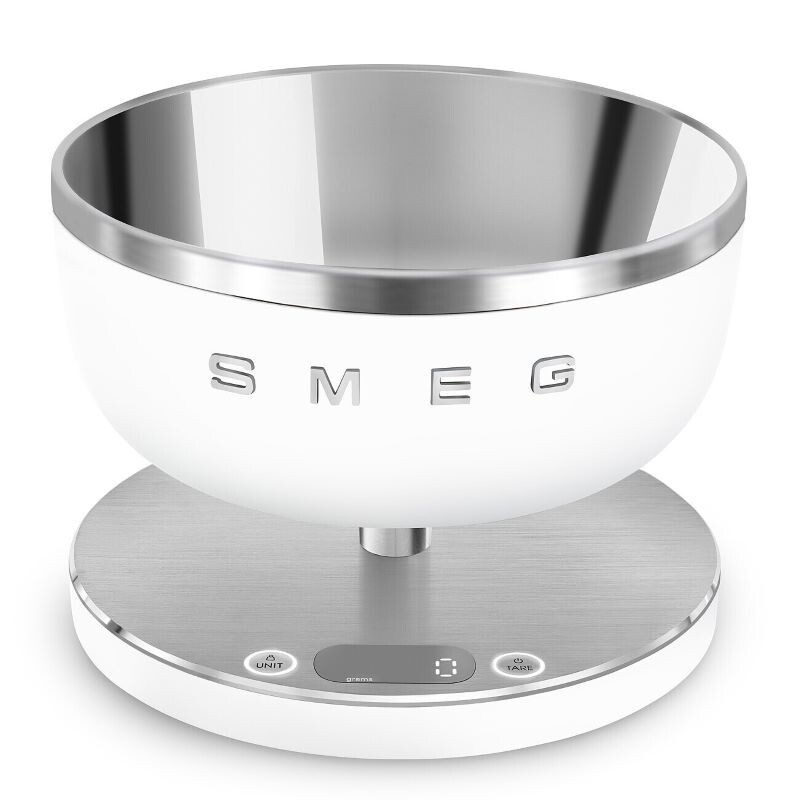 Smeg Kitchen Scales In Matte White Medium - Image 3