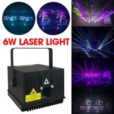 ILDA Scan 6W Luce Laser RGB Animazione Fascio Arcobaleno DMX DJ Illuminazione Palco Discoteca