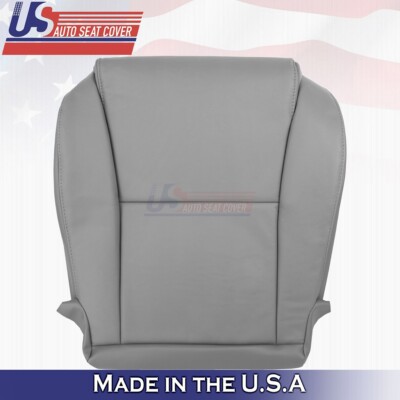 2009-2015 Fits Toyota Tacoma Driver Bottom Genuine Leather Seat Cover Gray