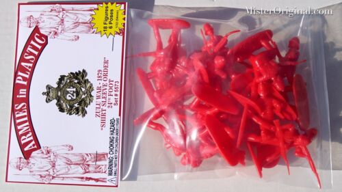 Armies in Plastic Zulu War Kings 24th Foot Shirt Sleeve Order 1/32 Scale (54mm)