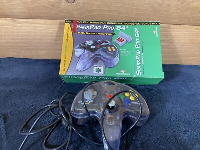 InterAct Shark Pad 64 Pro 2 Nintendo 64 Controller Untested