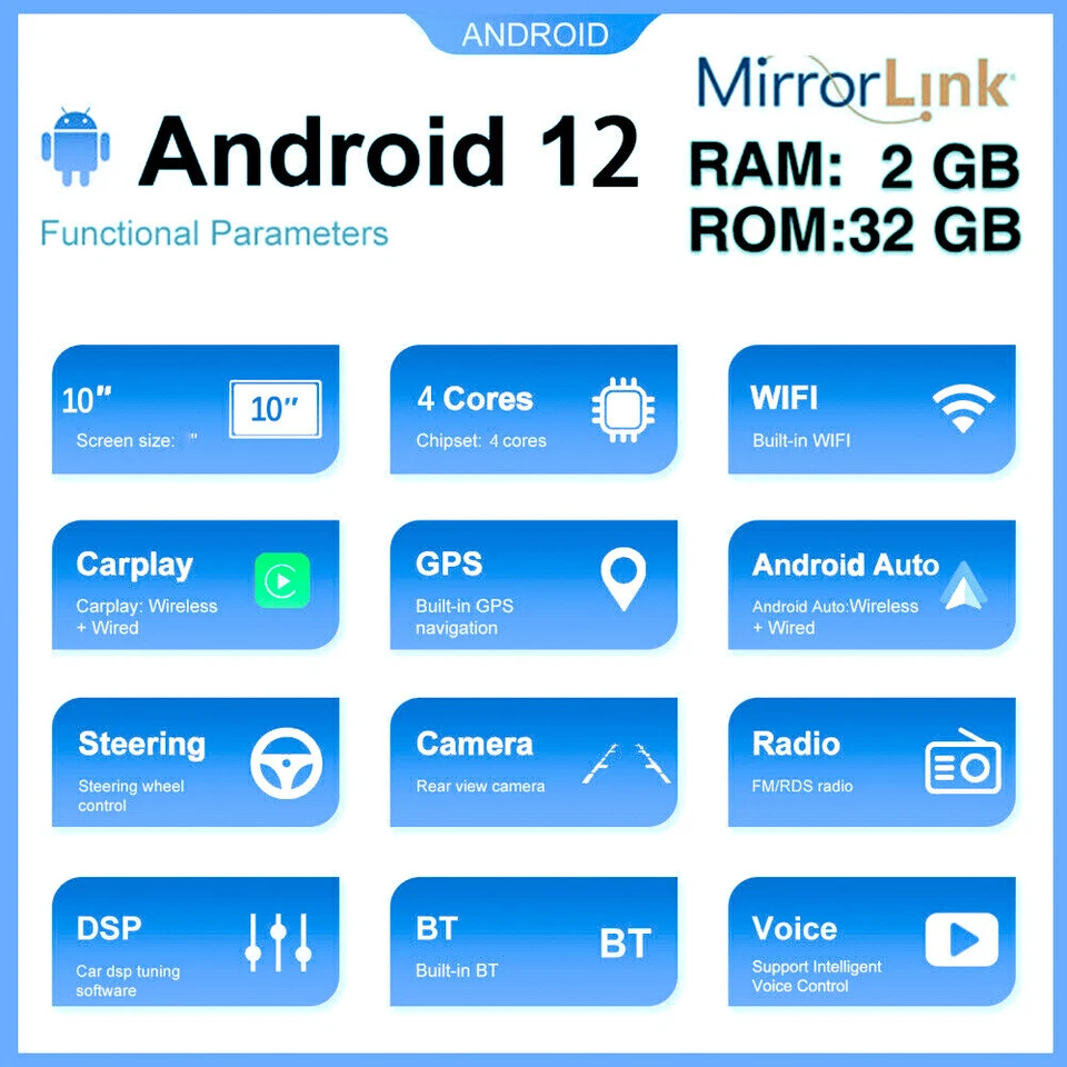 Radio estéreo para automóvil Toyota Highlander 2008-2013 radio GPS JBL AMP Carplay 32G Foto 3 de 4